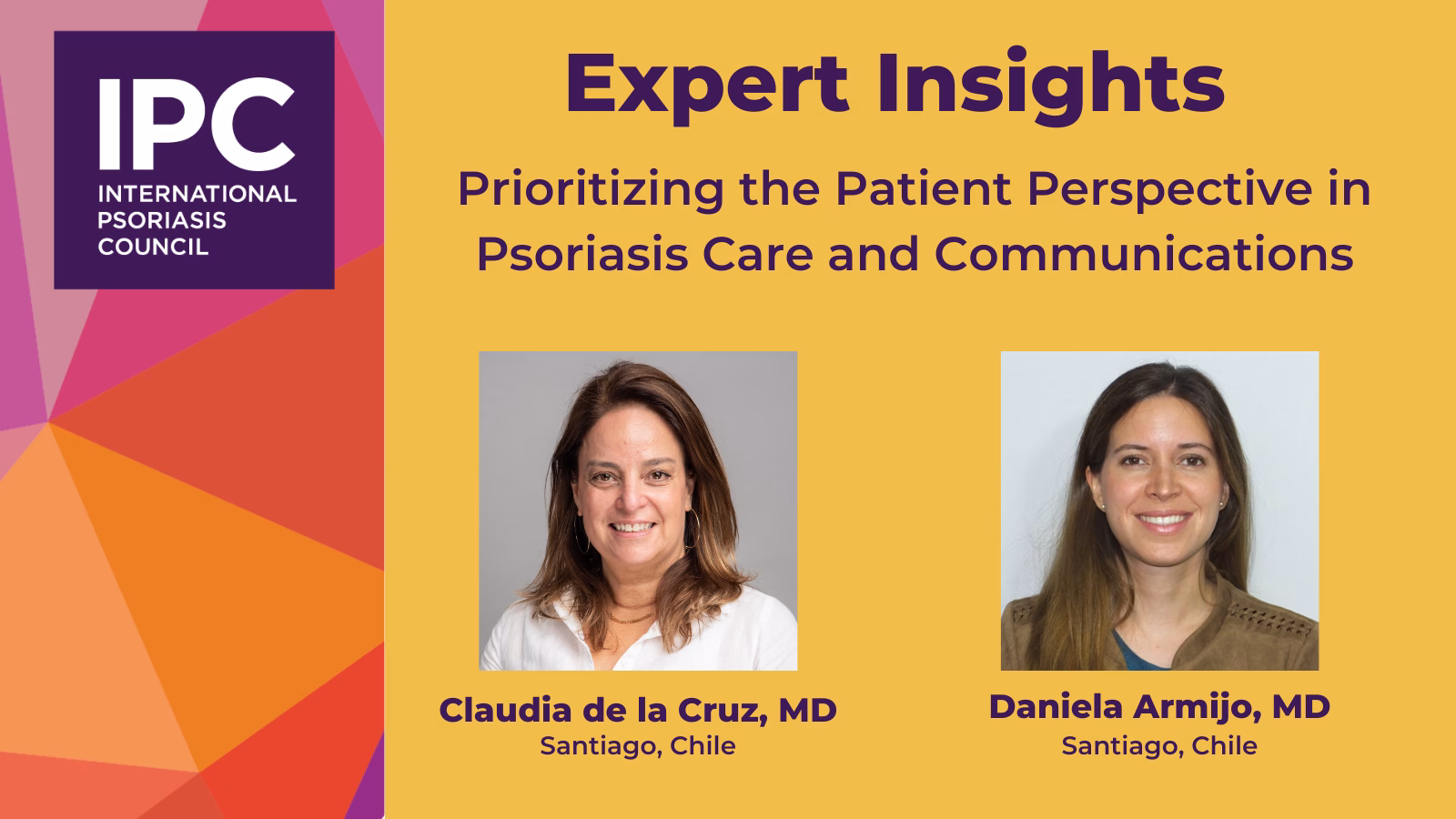 Smiling photos of Drs. de la Cruz and Armijo with the title of the post on a yellow background